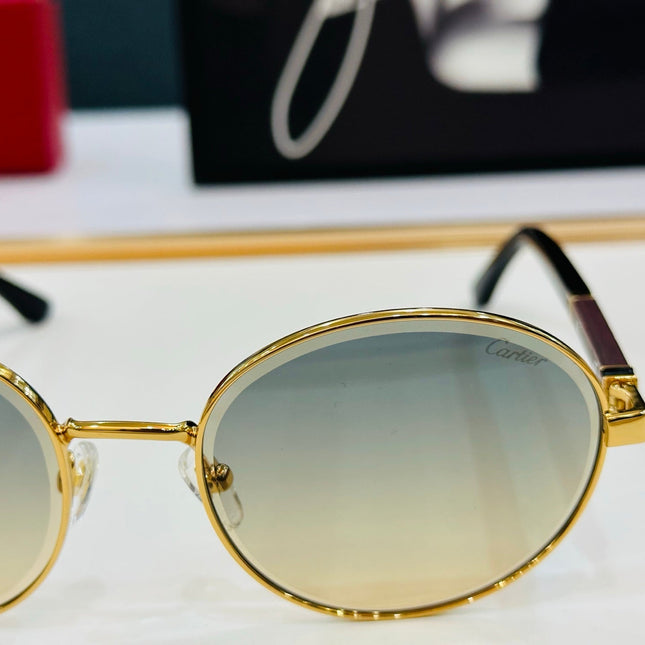 PREMIÈRE ROUND FRAME SUNGLASSES CT0490S IN METAL