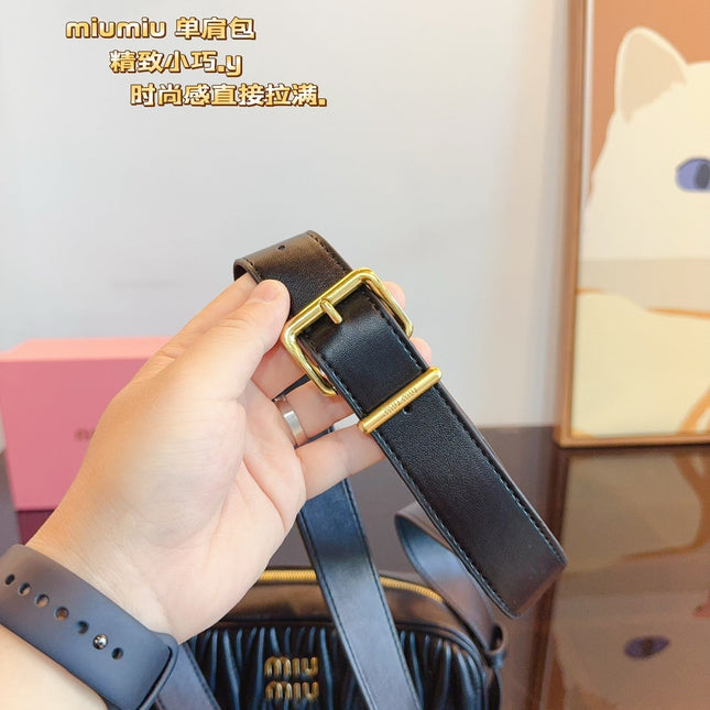 ARCADIE 27 IN BLACK NAPPA LEATHER