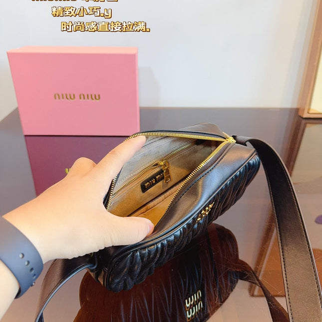 ARCADIE 27 IN BLACK NAPPA LEATHER