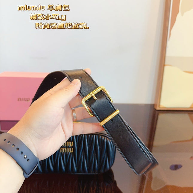 ARCADIE 27 IN BLACK NAPPA LEATHER