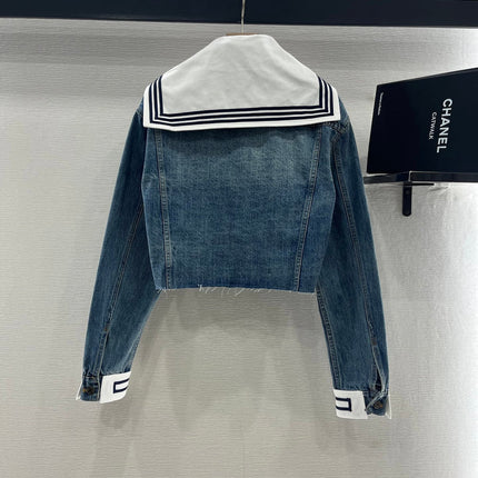 MIUMIU DENIM JACKET AND SKIRT SET 274644