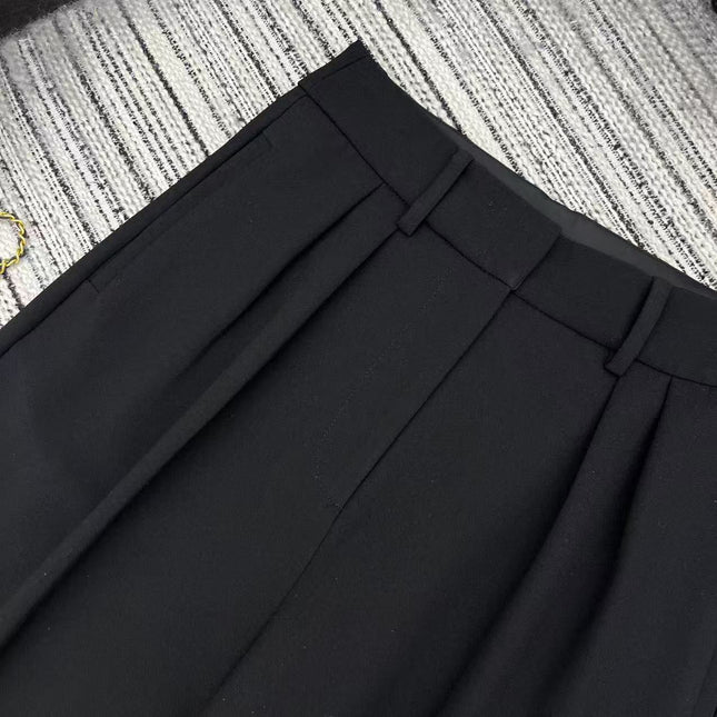 LOEWE STRAIGHT-LEG PANTS WITH EMBROIDERED LOGO 274390