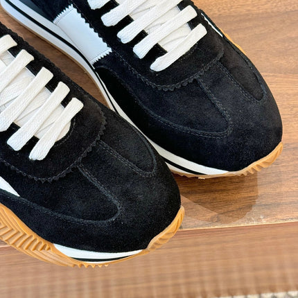 TOM FORD SNEAKERS IN BLACK SUEDE 432171