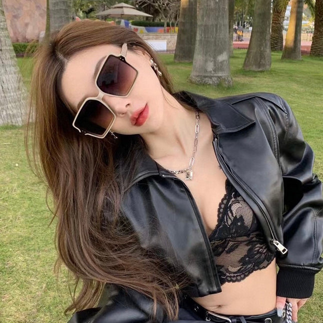 SQUARE SUNGLASSES L1577 IN ACETATE