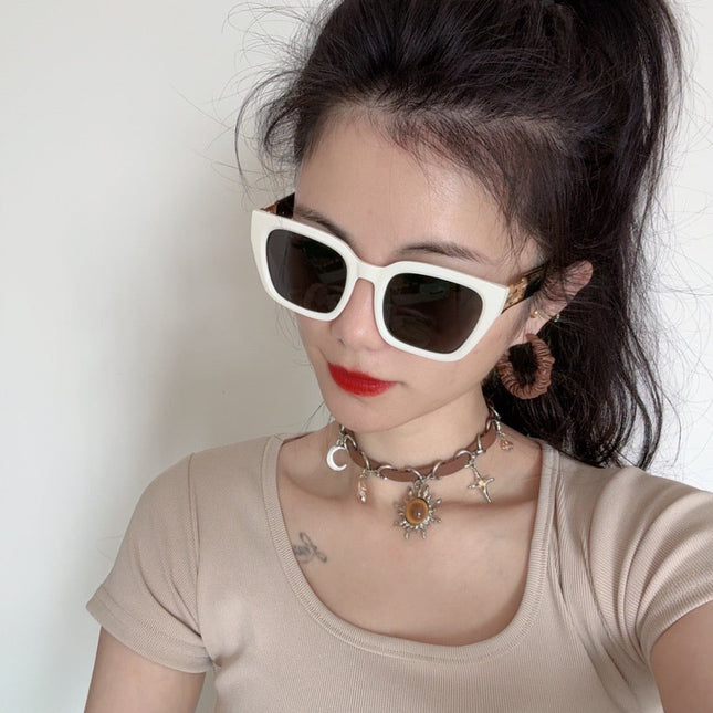 SQUARE SUNGLASSES L1551 IN ACETATE