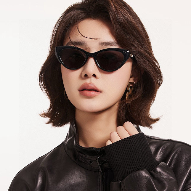 CAT EYE SUNGLASS D4109 IN ACETATE