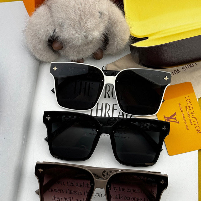 SQUARE SUNGLASSES L2132 IN ACETATE