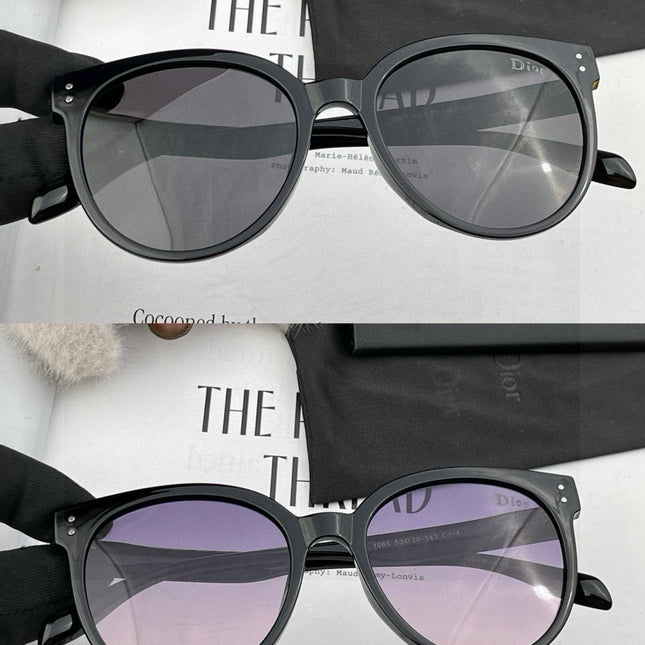 MONTAIGNE SUNGLASS CD5106 IN BLACK ACETATE