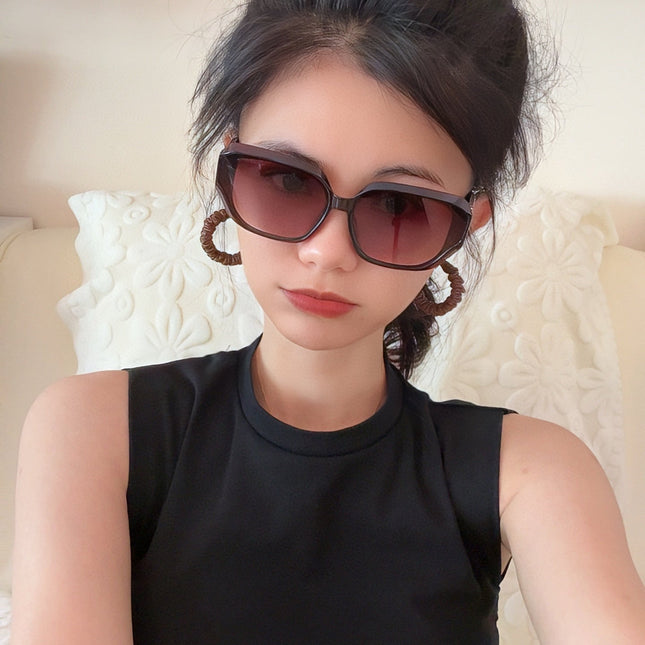 SQUARE SUNGLASSES L8551 IN ACETATE