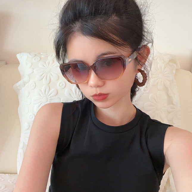 SQUARE SUNGLASSES L7132 IN ACETATE