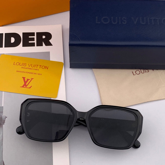 SQUARE SUNGLASSES L7132 IN ACETATE
