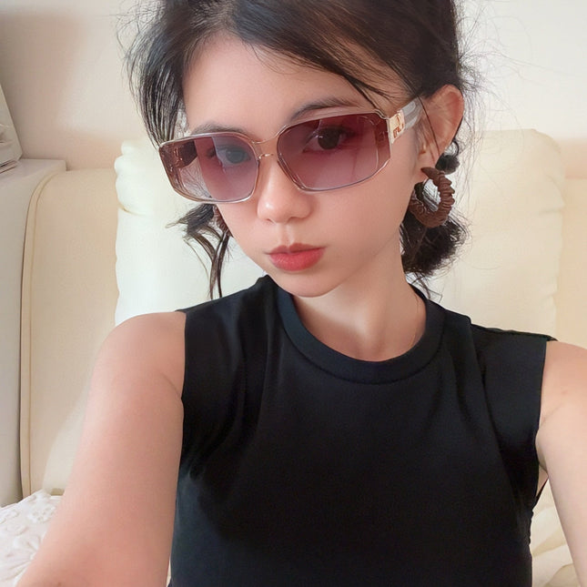 SQUARE SUNGLASSES L5551 IN ACETATE