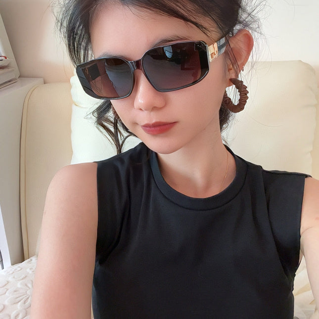 SQUARE SUNGLASSES L5551 IN ACETATE