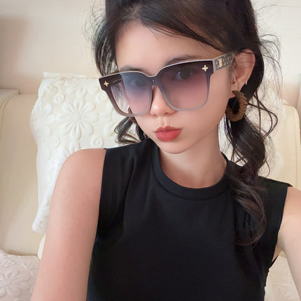 SQUARE ROUND SUNGLASSES L6303 IN ACETATE