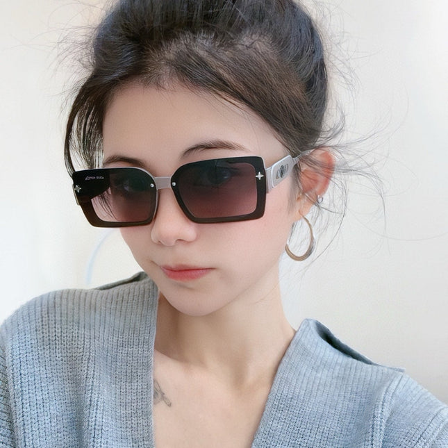 RECTANGLE SUNGLASSES L6771 IN ACETATE