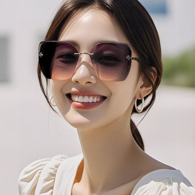 SQUARE SUNGLASSES L8612 IN ACETATE