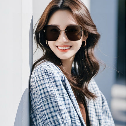 SQUARE SUNGLASSES L8612 IN ACETATE
