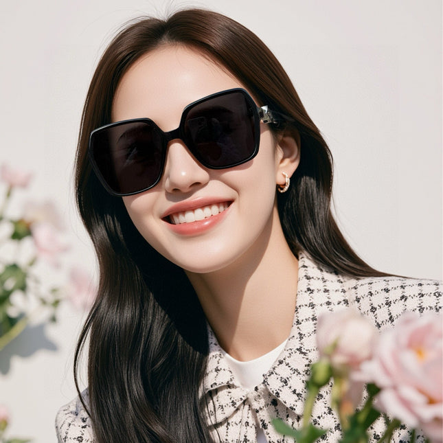 SQUARE SUNGLASSES L4612 IN ACETATE