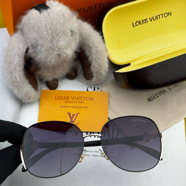 SIGNATURE ROUND SUNGLASSES L8638 IN METAL