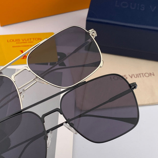 CAT EYE SUNGLASSES L1805 IN METAL GREY LENSES