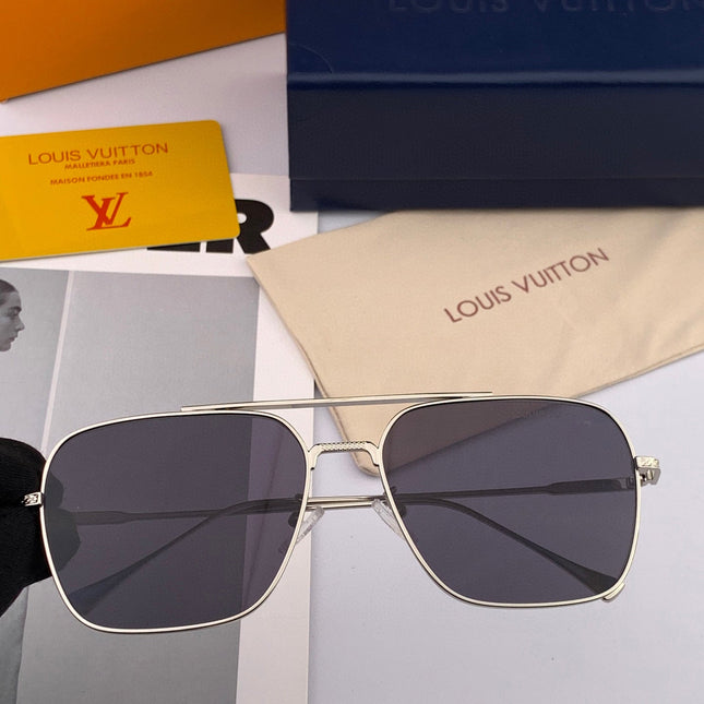 CAT EYE SUNGLASSES L1805 IN METAL GREY LENSES