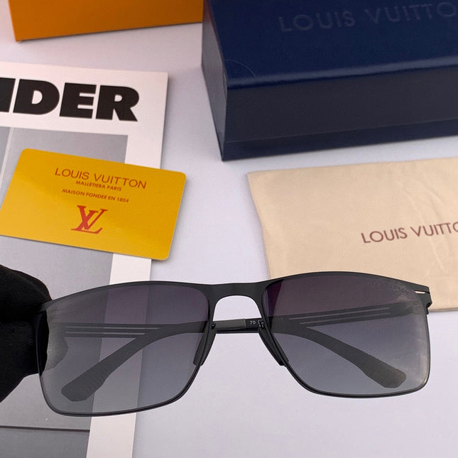 RECTANGULAR SUNGLASSES L169 IN METAL