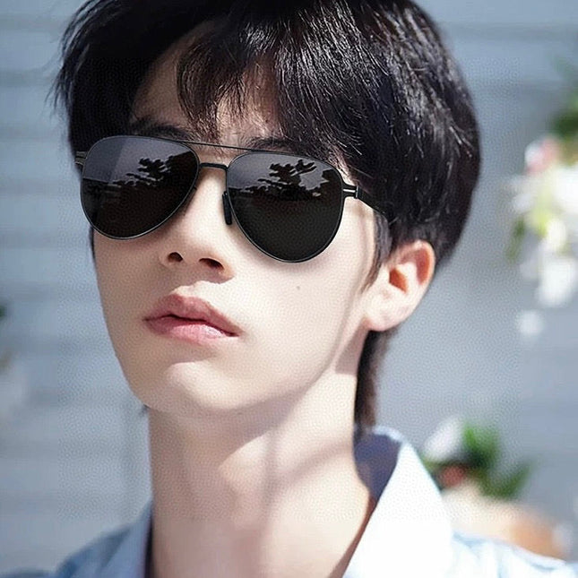 PILOT SUNGLASSES L186 IN METAL
