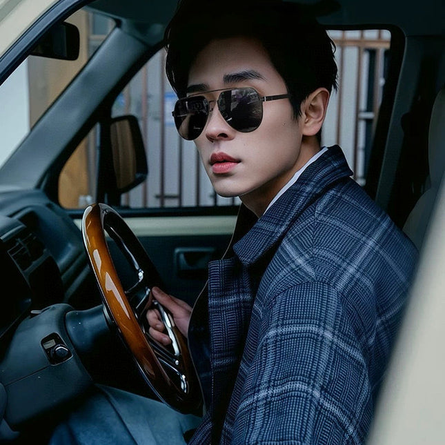 PILOT SUNGLASSES L311 IN METAL