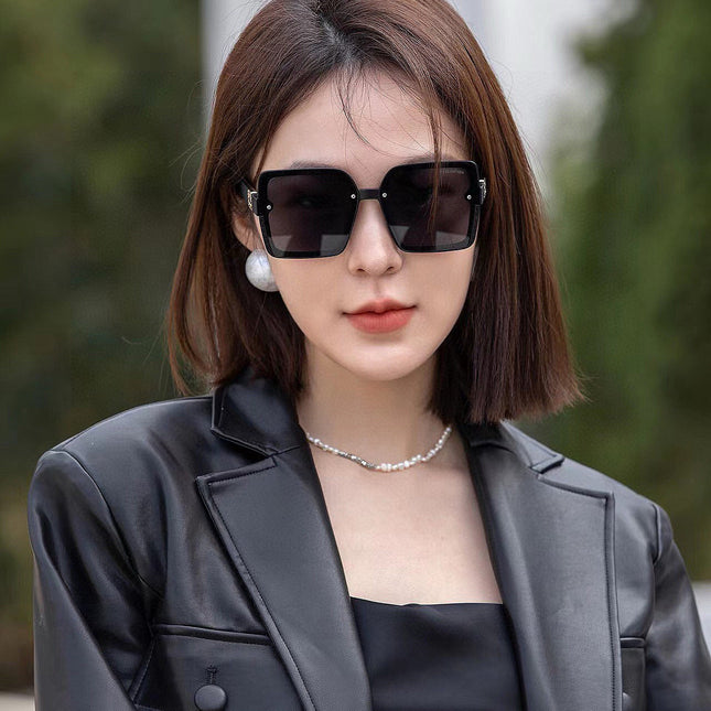 LARGE SQUARE SUNGLASS L1845 IN ACETATE