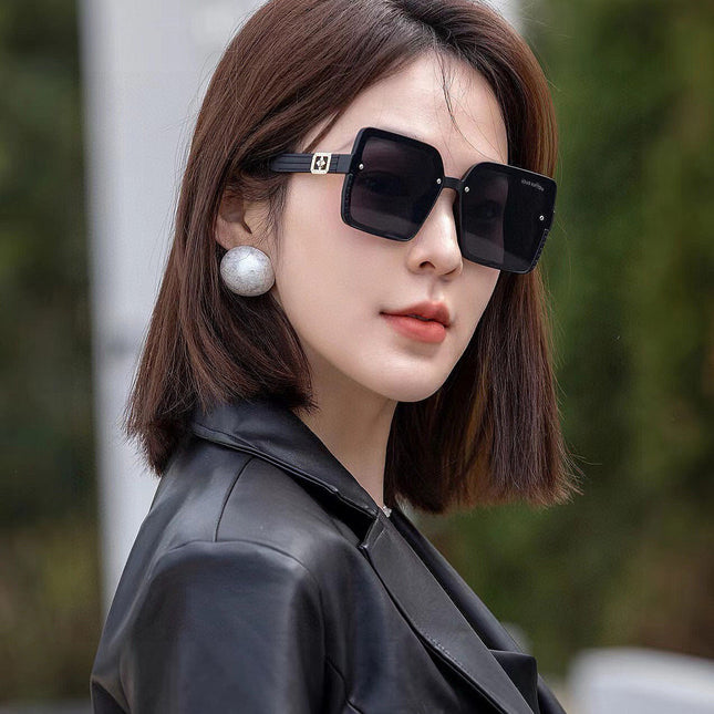 LARGE SQUARE SUNGLASS L1845 IN ACETATE