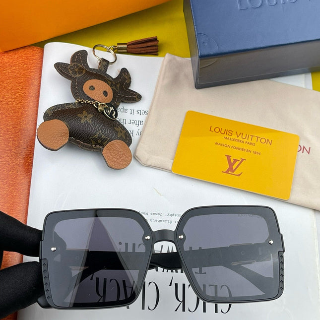 LARGE SQUARE SUNGLASS L1845 IN ACETATE