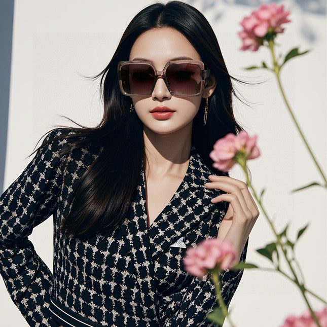 LARGE SQUARE SUNGLASS L6250 IN ACETATE