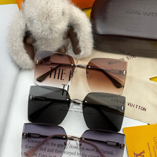 SQUARE SUNGLASS L9612 IN METAL