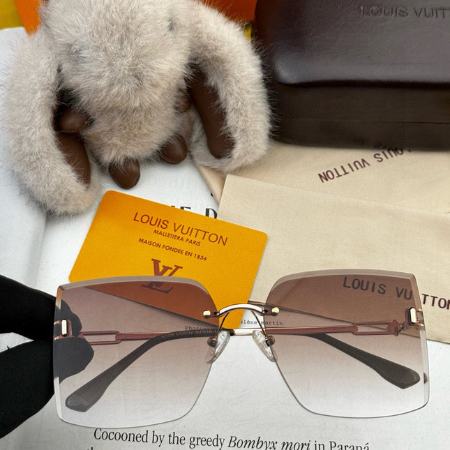 SQUARE SUNGLASS L9612 IN METAL