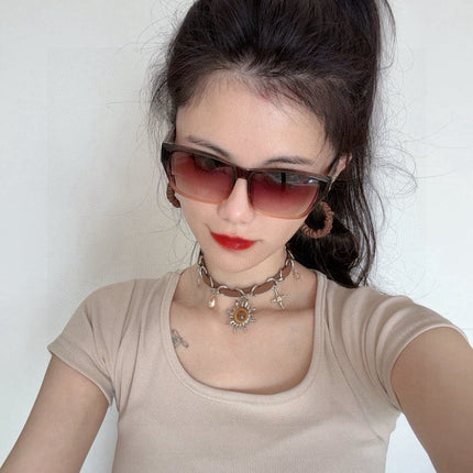 RECTANGLE MONOGRAM SUNGLASS L9550 IN ACETATE FRAME