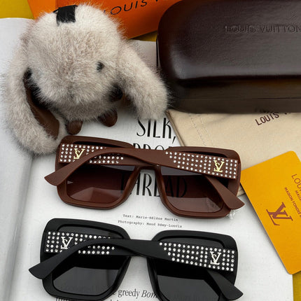 SQUARE JEWEL SUNGLASS L2990 IN ACETATE FRAME