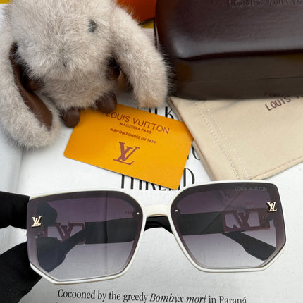 SQUARE SUNGLASS L8130 IN METAL AND ACETATE FRAME