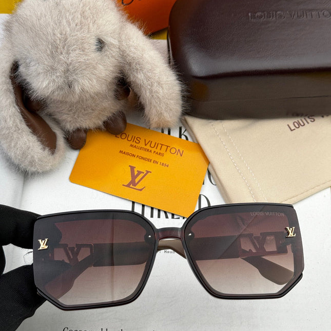 SQUARE SUNGLASS L8130 IN METAL AND ACETATE FRAME