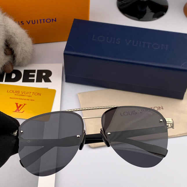 PILOT SUNGLASSES L780664 IN METAL BLACK LENSES