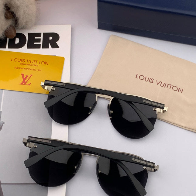 PILOT SUNGLASSES L780664 IN METAL BLACK LENSES