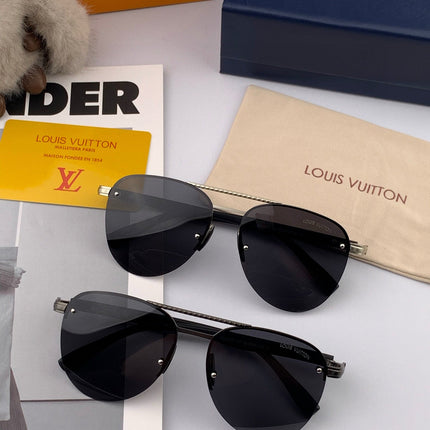 PILOT SUNGLASSES L780664 IN METAL BLACK LENSES