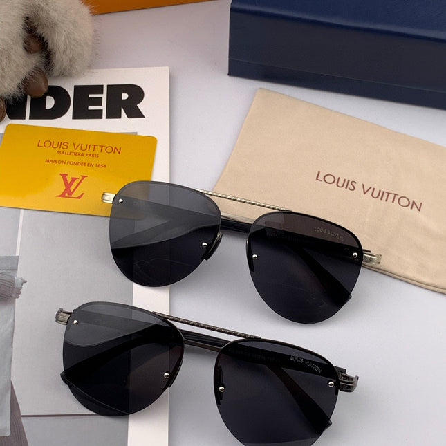 PILOT SUNGLASSES L780664 IN METAL BLACK LENSES