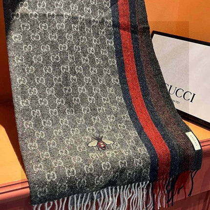 CHANEL 25S SCARF 190 IN CASHMERE 718529