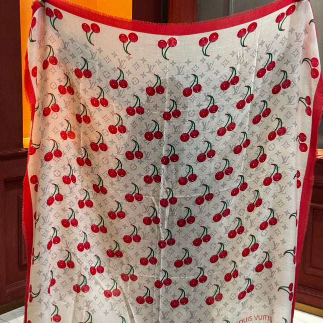 LV SCARF 140 CM IN CASHMERE 721491