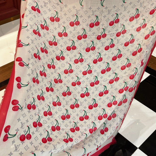 LV SCARF 140 CM IN CASHMERE 721491