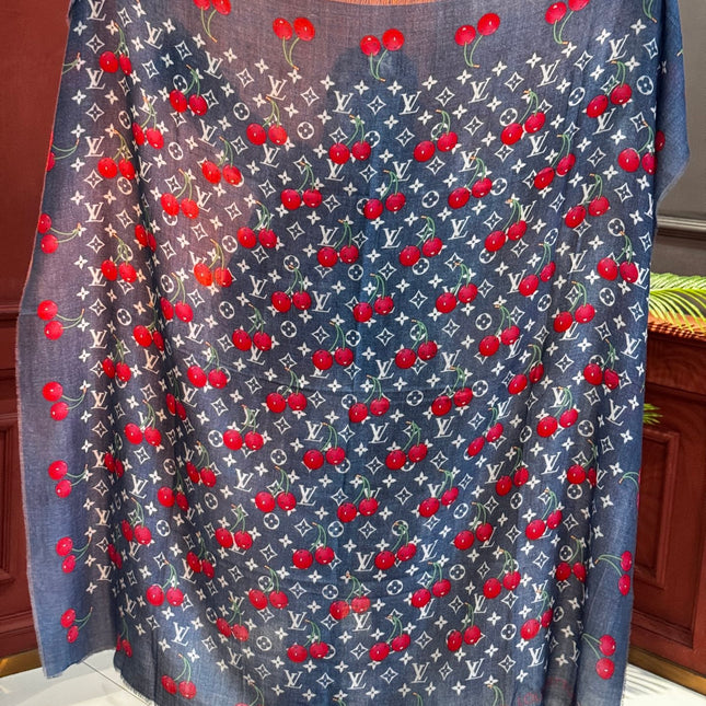 LV SCARF 140 CM IN CASHMERE 721492