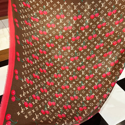 LV SCARF 140 CM IN CASHMERE 721493