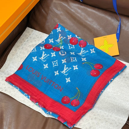 LV SCARF 140 CM IN CASHMERE 721494