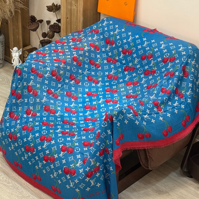 LV SCARF 140 CM IN CASHMERE 721494