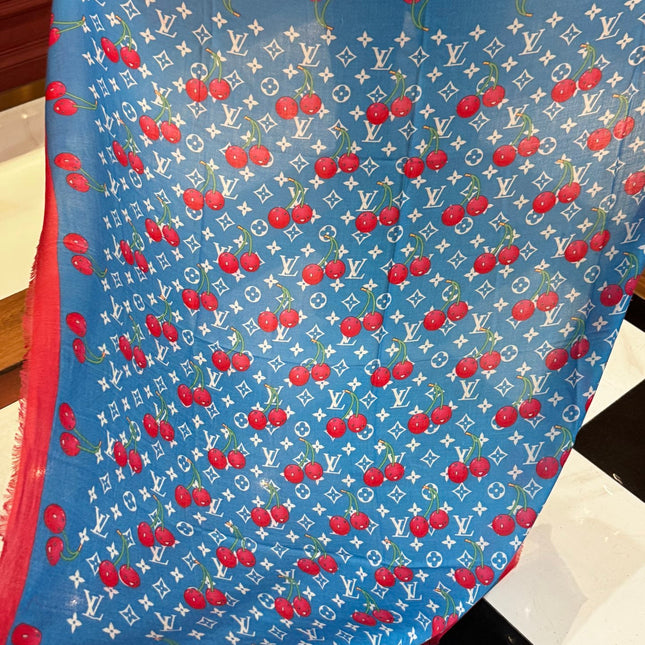 LV SCARF 140 CM IN CASHMERE 721494